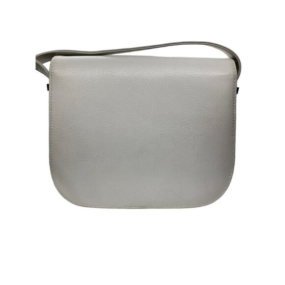 Vintage Ashneil Shoulder Bag Purse White Leather Gold Snake Red Rhinestone Eye - Picture 4 of 14